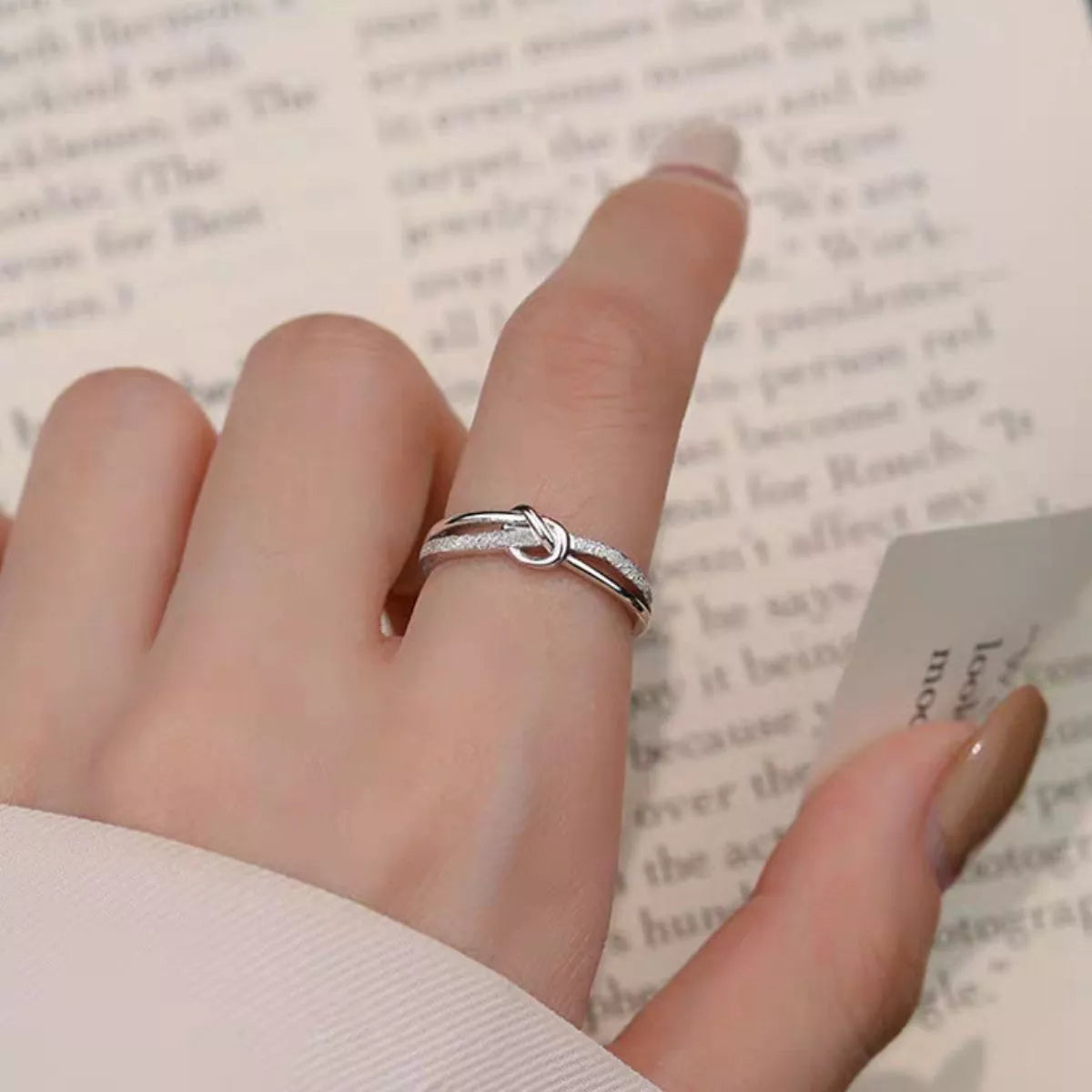 925 Sterling Silver Knot Ring – Dragonfly Boutique
