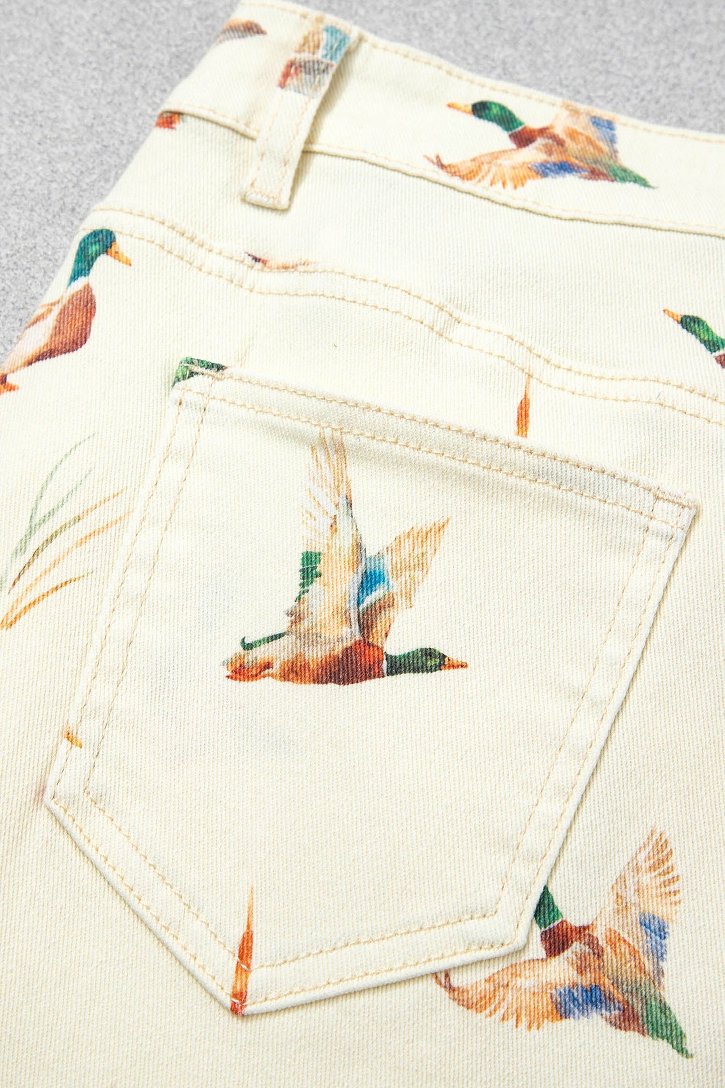 Western Mallard Cuffed Hem Shift Jeans