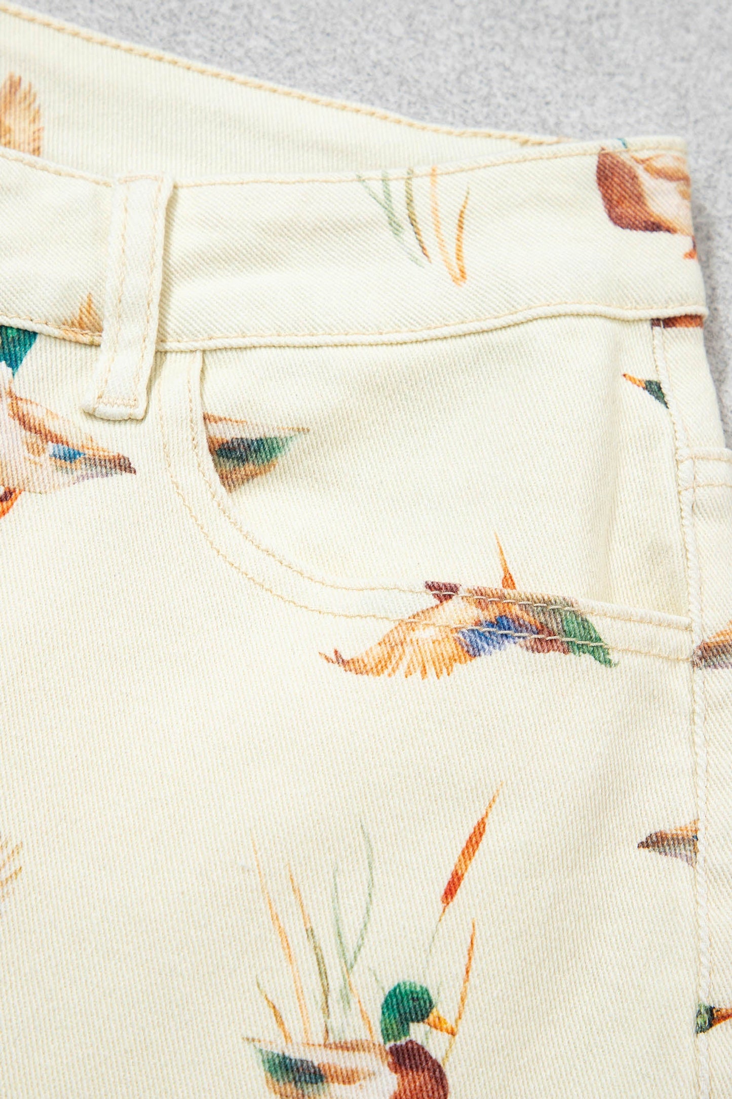 Western Mallard Cuffed Hem Shift Jeans