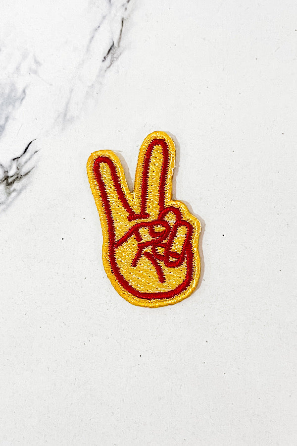 Peace Out Embroidered Patch - ETA 3/20