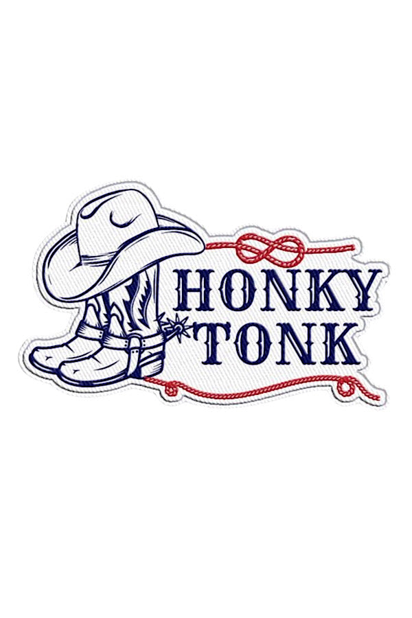 Honky Tonk Boots Embroidered Patch - ETA 3/20