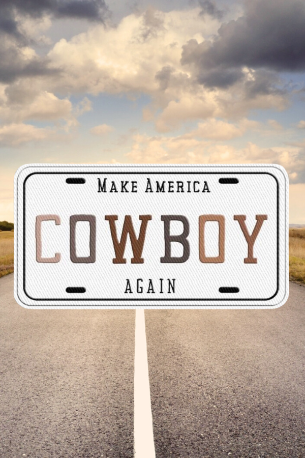 Cowboy Again License Embroidered Patch - ETA 4/1